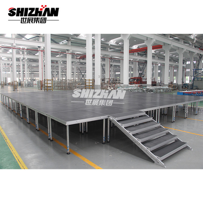 Mobile Aluminum Stage Platforms for Concert Event