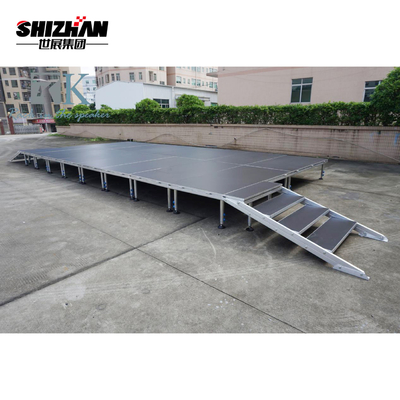 Mobile Aluminum Stage Platforms for Concert Event