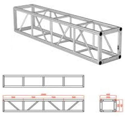 Bolt Square Box Truss Aluminum Square Screw Truss