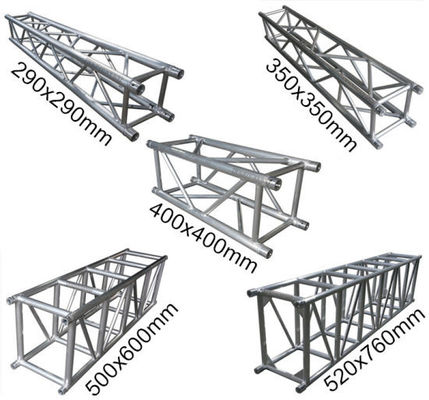 Portable Square Spigot Roof Aluminium Stage Truss Structure Frame