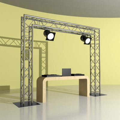 1M Design Customized 13ft height Portable Modular Aluminum Truss Stand Ground Frame Structure