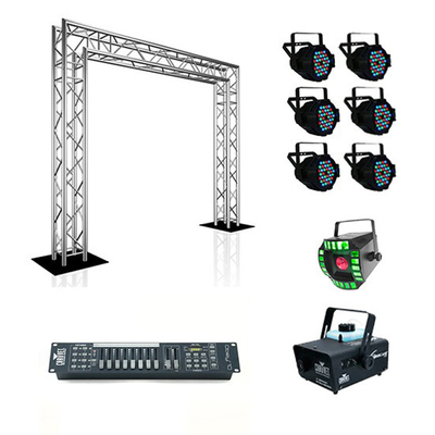 1M Design Customized 13ft height Portable Modular Aluminum Truss Stand Ground Frame Structure