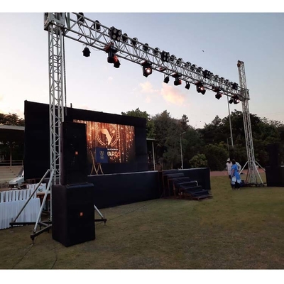 1M Design Customized 13ft height Portable Modular Aluminum Truss Stand Ground Frame Structure