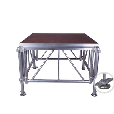 Outdoor Lightweight Aluminum Stage Platforms with Load bearing Safety 1.22x1.22m 11m