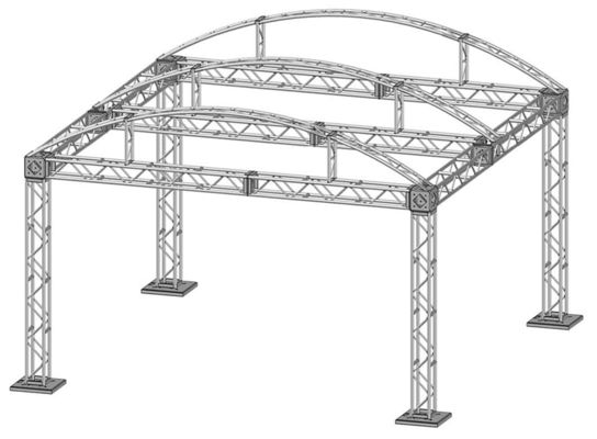 Modular Aluminum Alloy Truss Display for Exhibitions and Events