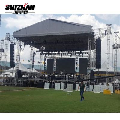 Outdoor Easy Assembly 	Aluminium Lighting Truss Portable Event Square Led lightweight lighting truss