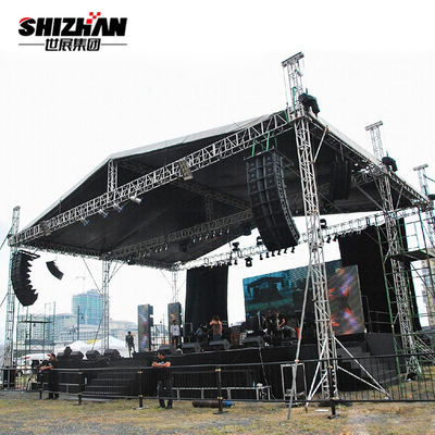 Outdoor Easy Assembly 	Aluminium Lighting Truss Portable Event Square Led lightweight lighting truss