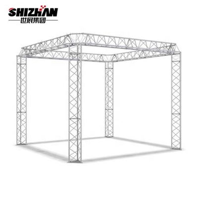 Square Metal Arch Truss Height Simple Bolt Aluminum Truss Lighting Light Weight