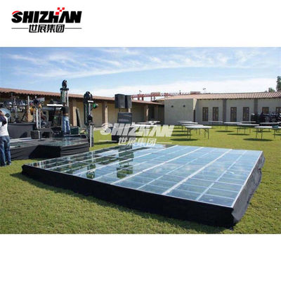 1.22*1.22m Aluminum Rock Concert  Glass Stage Portable Floor Platform