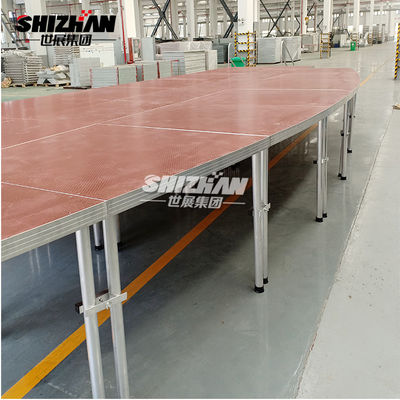Anti Rust Aluminum Mobile Scissor Stage Platform For Concert Event