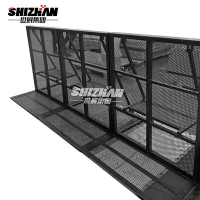 Steel Q235 Concert Mojo Crowd Control Barricade Folding