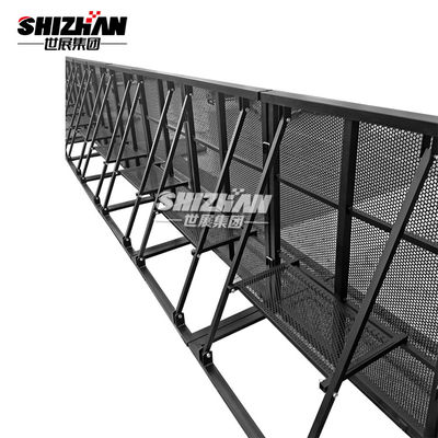 Steel Q235 Concert Mojo Crowd Control Barricade Folding