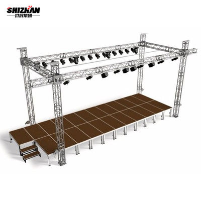 Portable Folding Truss System Aluminum Lighting Truss Electric Galvanized