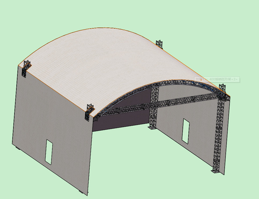 Outdoor Concert Event Truss Stage Roof Truss Canopy System
