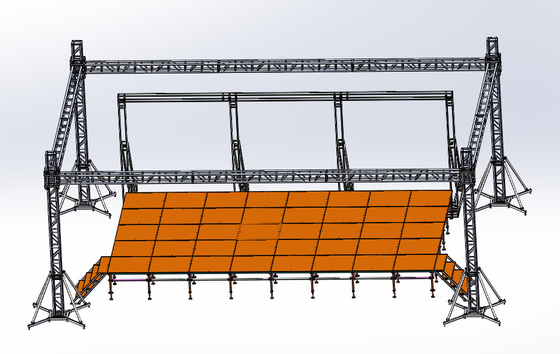 Bolt Square Box Truss Aluminum Square Screw Truss