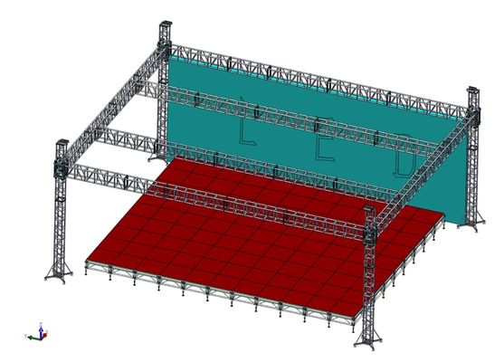 Aluminum Alloy Stage Truss for Concerts and Events