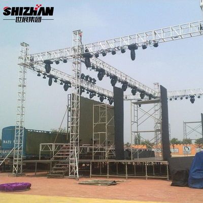 Light Triangular Spigot Truss Aluminium Triangle Truss For Display