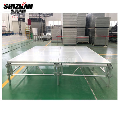 Outdoor Event Glass Floor Portable Dance Stage TUV Certified 800kgs/Sqm
