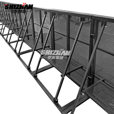 Steel Q235 Concert Mojo Crowd Control Barricade Folding