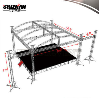 Portable Folding Truss System Aluminum Lighting Truss Electric Galvanized