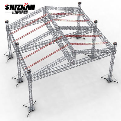 Portable Folding Truss System Aluminum Lighting Truss Electric Galvanized